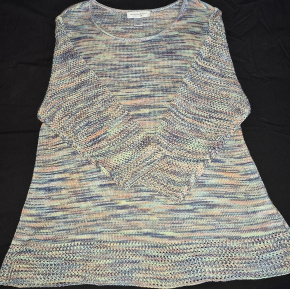 Christopher & Banks Pastel Knit Women's Top - Picture 2 of 4